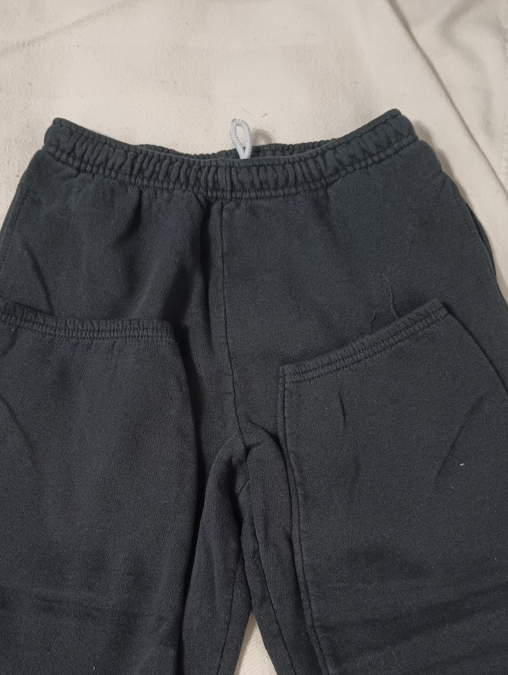 Kids Black Fleece Sweatpants - Comfortable Everyday Bottoms